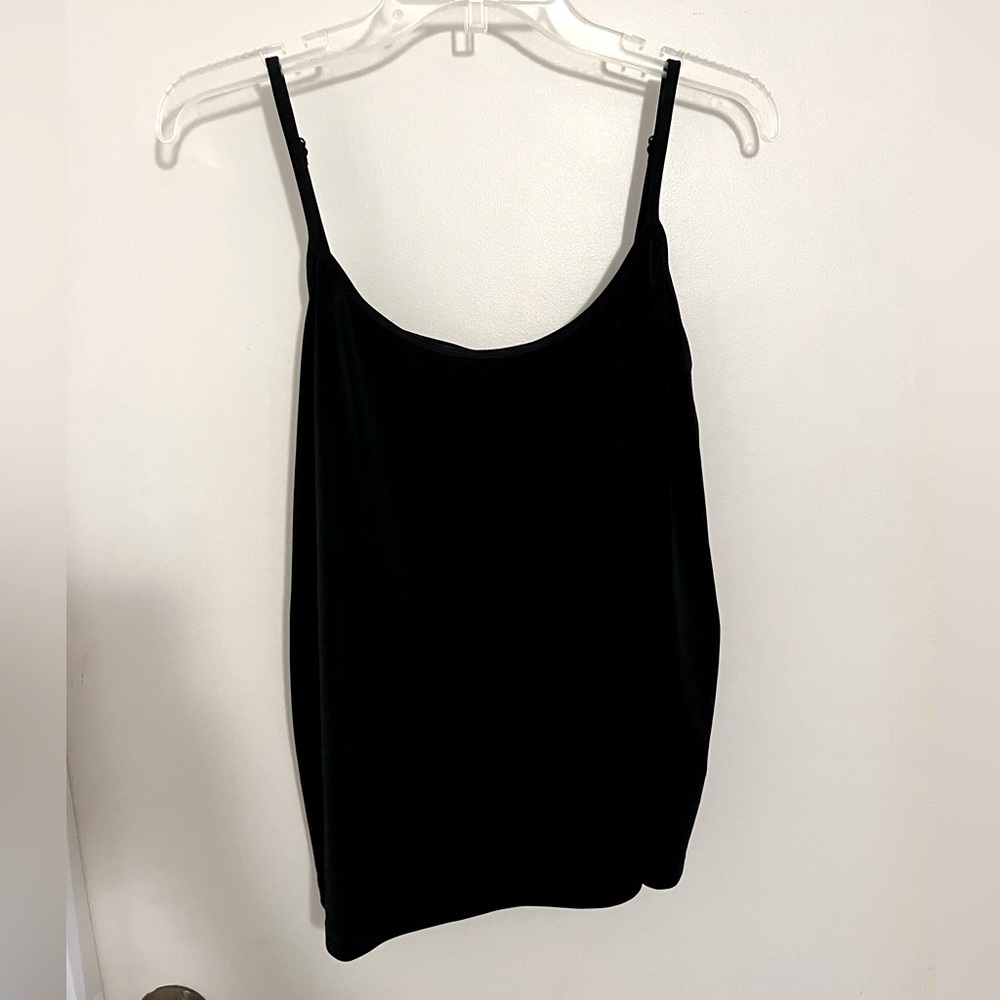 Women’s black tank top